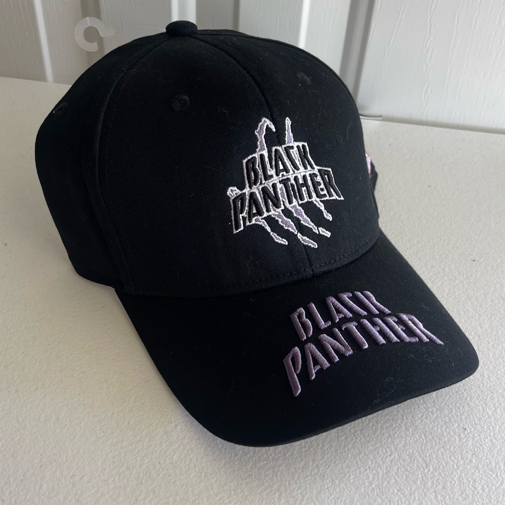 Marvel nwt black panther cotton ball cap